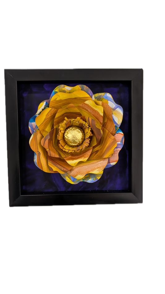 framed flower