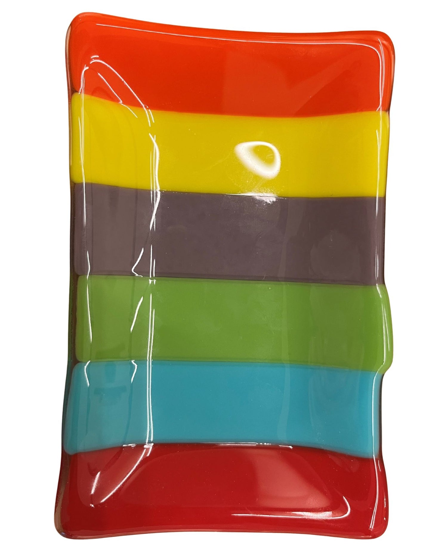 Rainbow Stripe Soap Dish