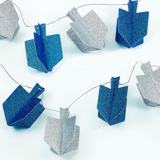 3d dreidel garland