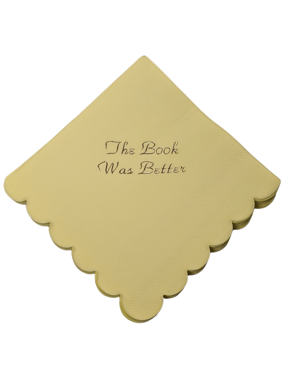 Book Fair Cocktail Napkins (25 count) "The Book Was Better"