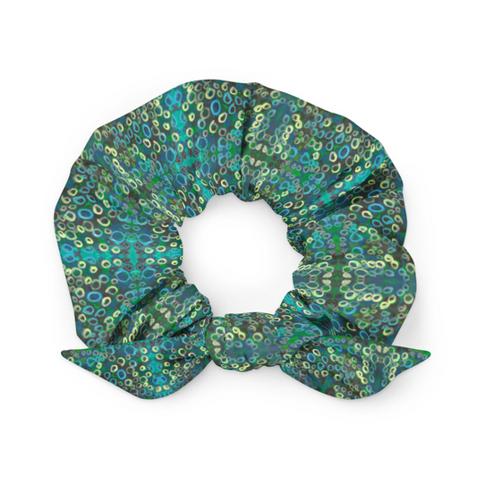 scrunchy with circle art