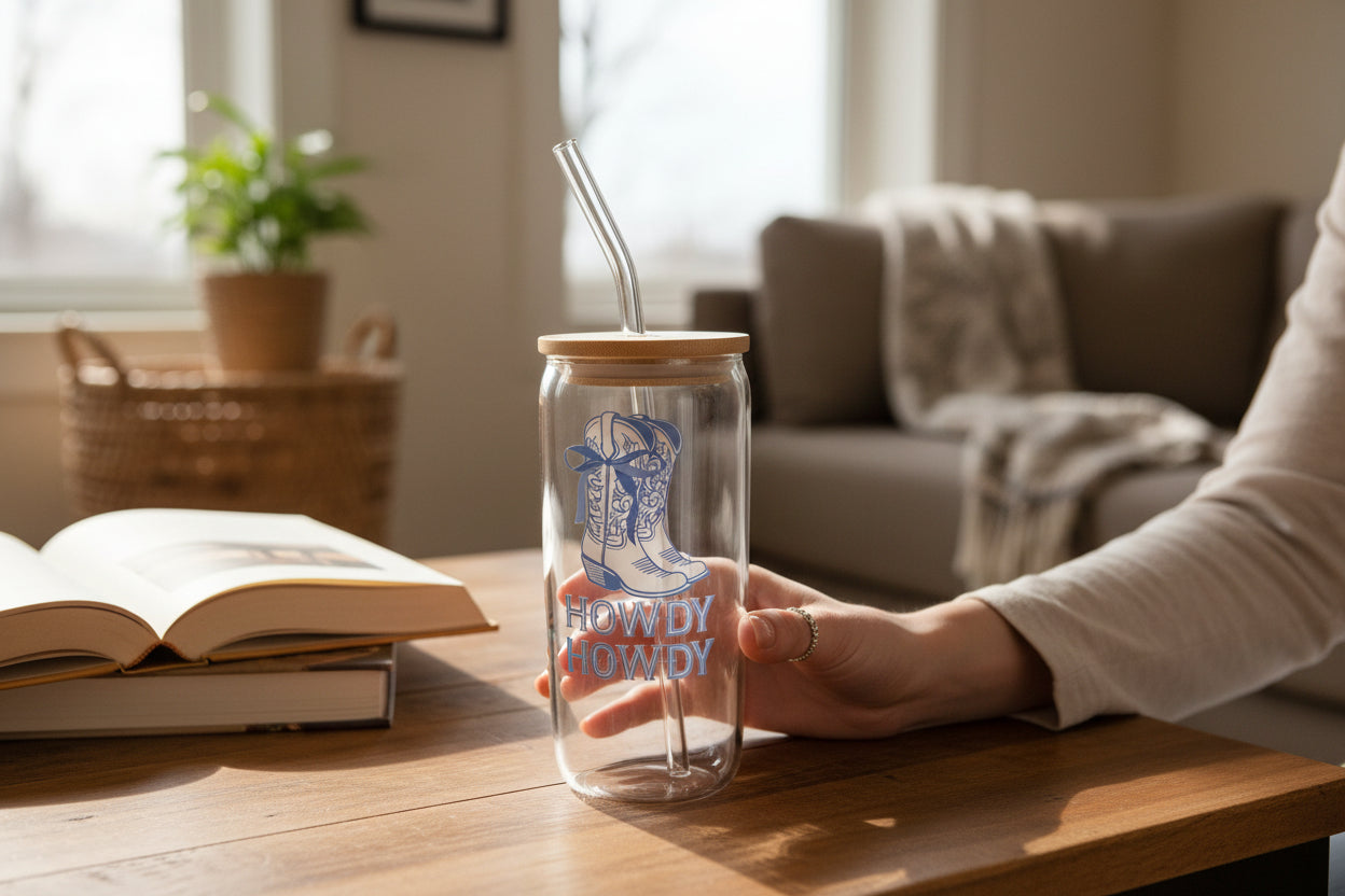 Iced Coffee Glass cup