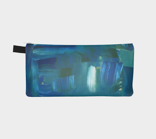 blue pencil case