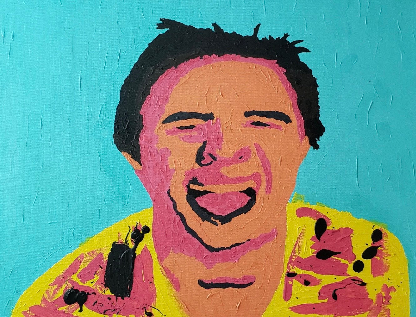 artistic rendering of a self portrait