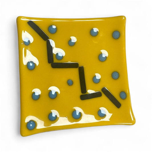 Bailey-Fused Glass Wavy Plate