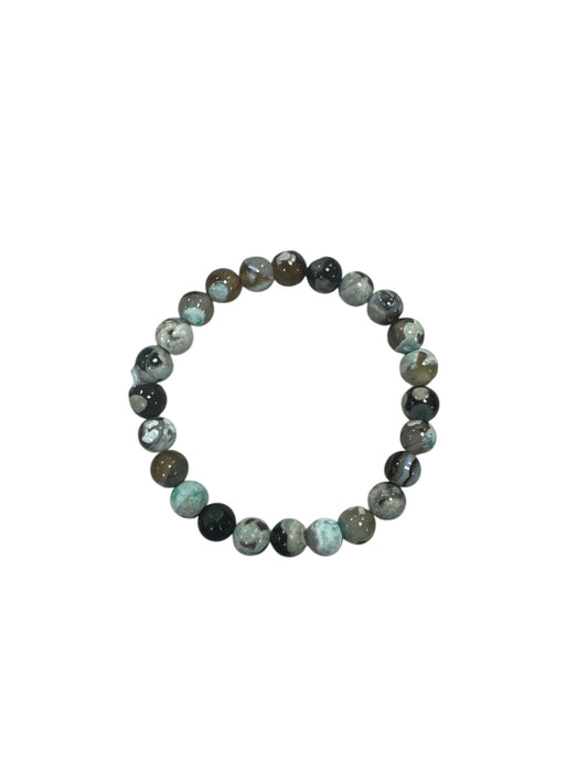 earth toned stone bracelet