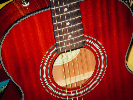 A Red Guitar