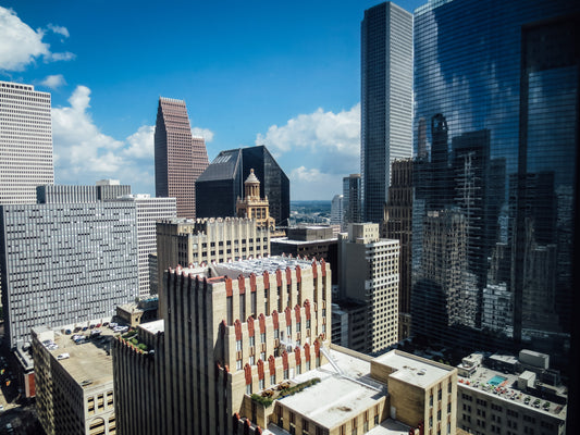 Downtown Houston from above