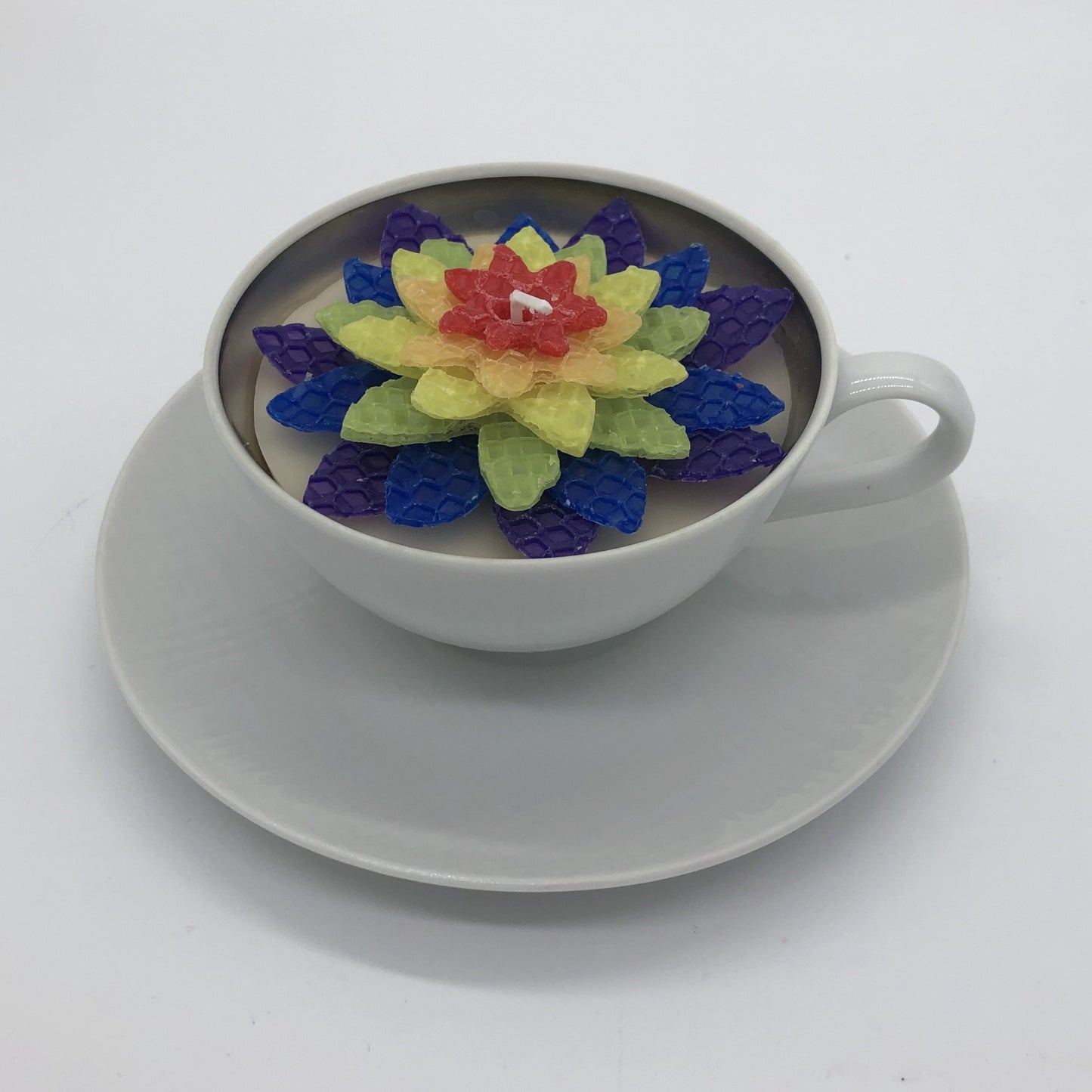 One-of-a-kind Teacup Candles (Set 8)