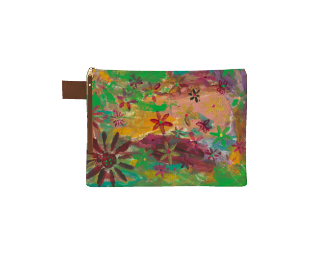 "Flowers Around" Make up bag by Kevin