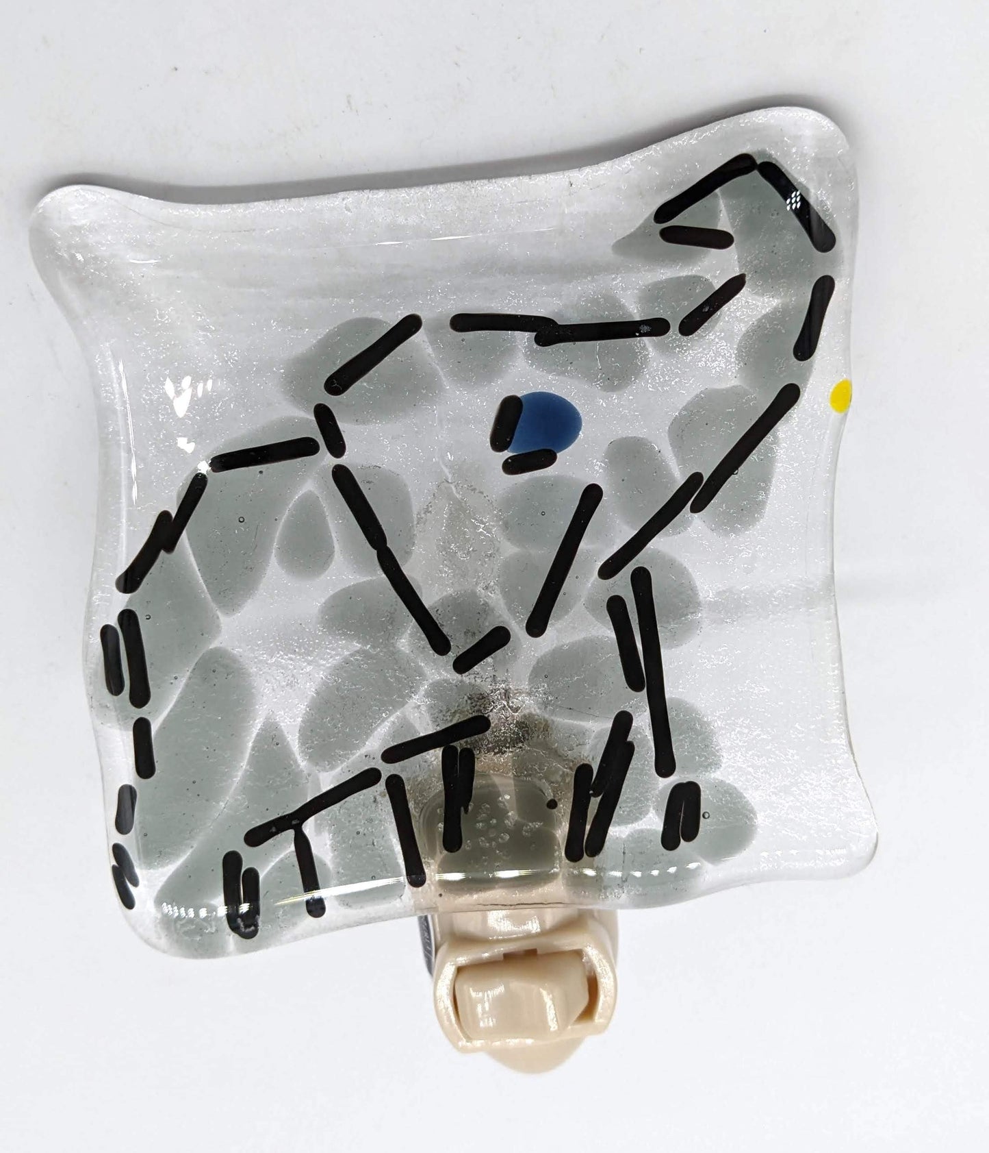 glass nightlight of elephant 