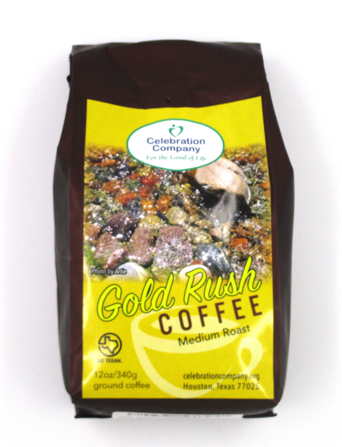 Bag of Celebration Company Gold Rush Coffee Medium Roast
