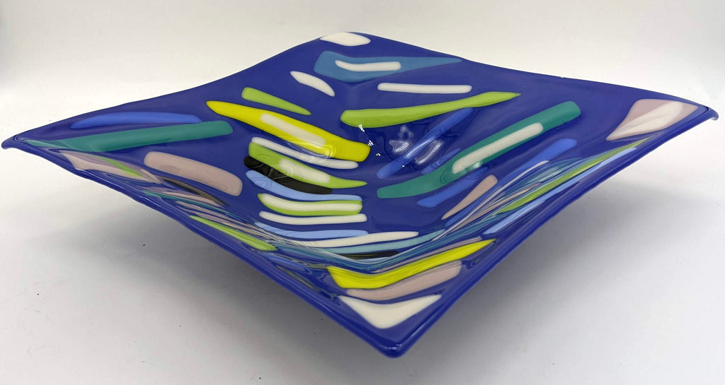 Colorful Direction fused glass