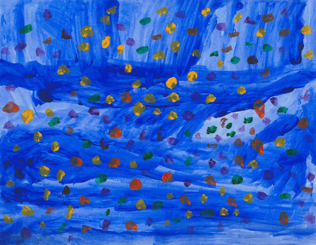 Bubbles in the Water painting
