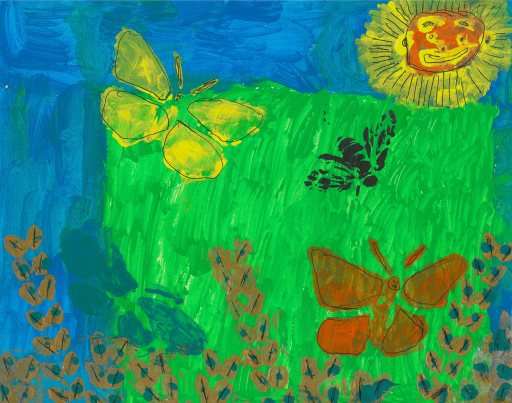 Butterflies painting