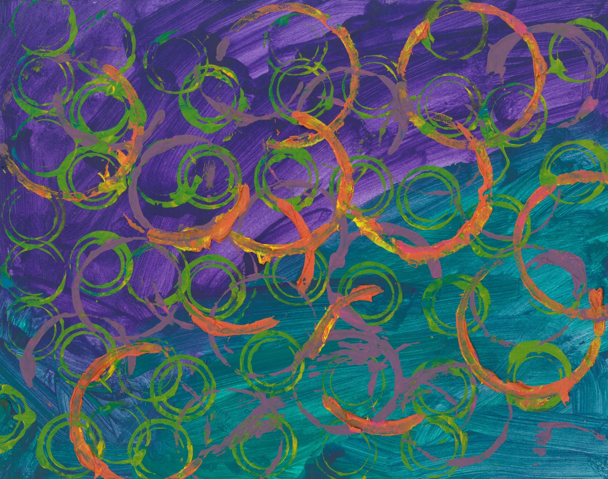 Rings of Planets painting