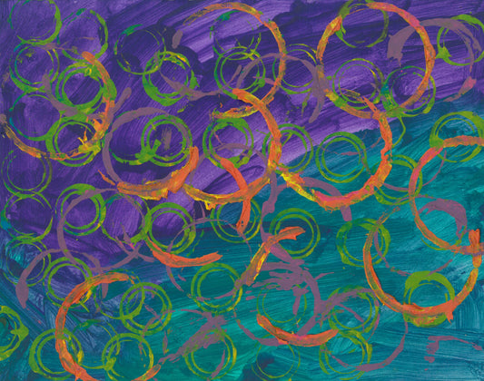 Rings of Planets painting