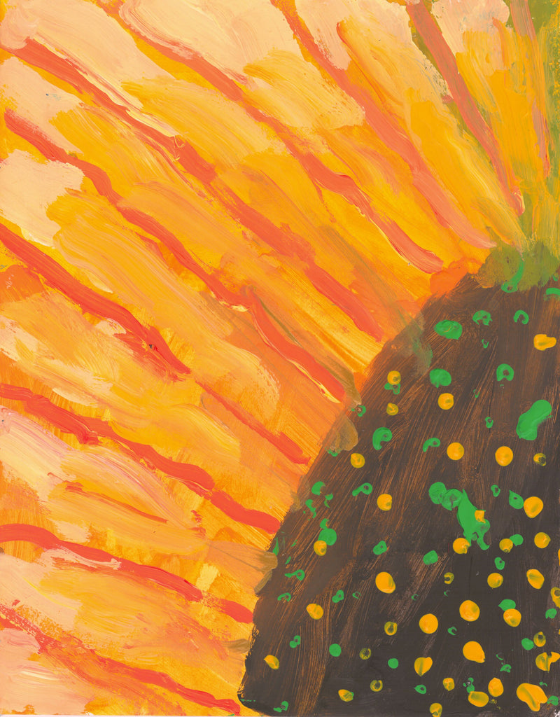 Rays of the Sunflower painting