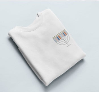 " Modern Menorah " Chanukah T-shirt
