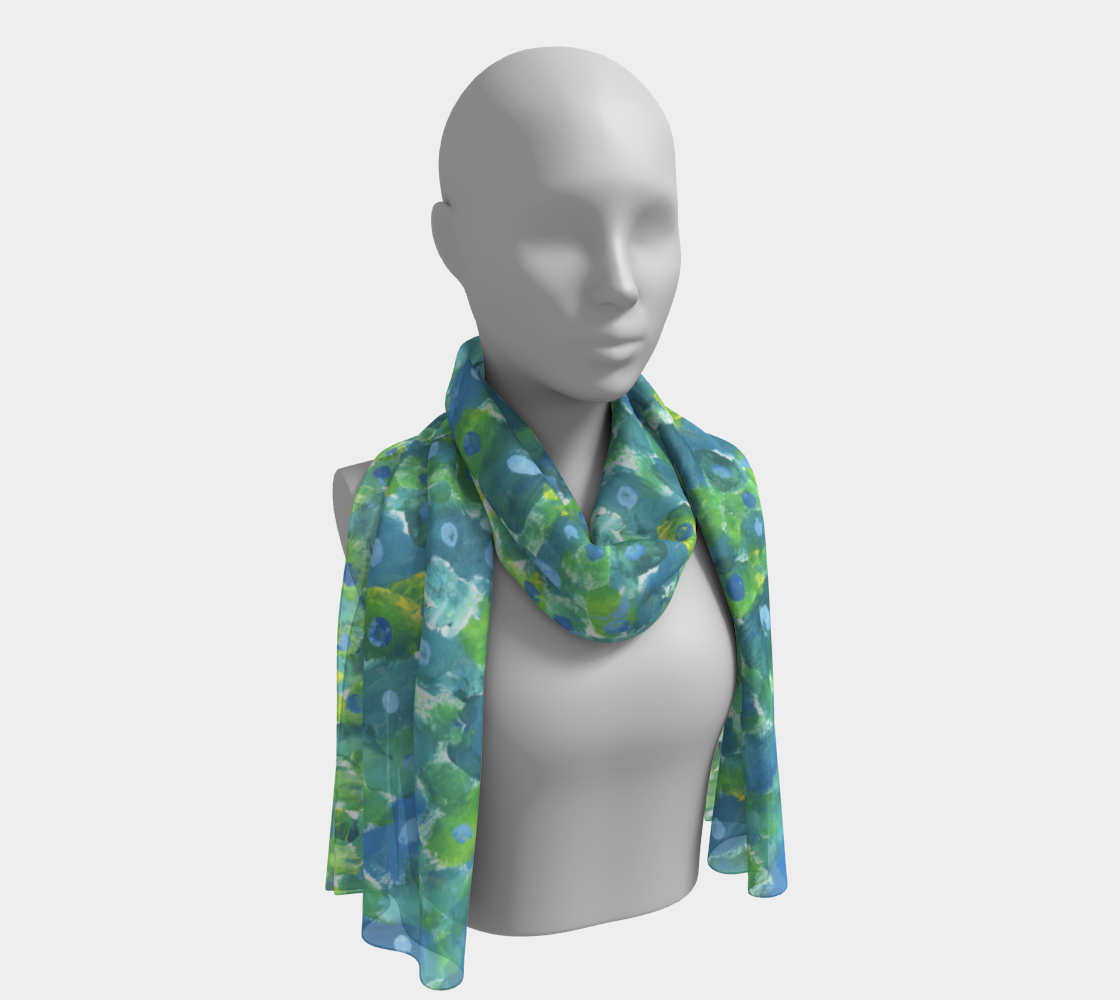 "Leaves" Long Scarf by Kevin