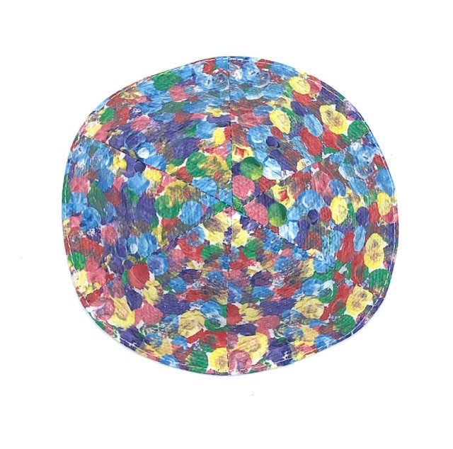 Kippah with multi colored dots